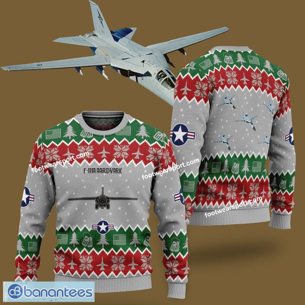 f 111a aardvark f111a aircraft us air force ugly christmas 3d sweater gift for adult image F-111A Aardvark F111A Aircraft US Air Force Ugly Christmas 3D Sweater Gift For Adult - F-111A Aardvark F111A Aircraft US Air Force Ugly Christmas 3D Sweater Gift For Adult