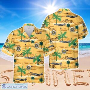 US Marine Corps McDonnell Douglas AV-8B Harrier II of VMA-542 Tigers Aloha Hawaiian Shirt Product Photo 1