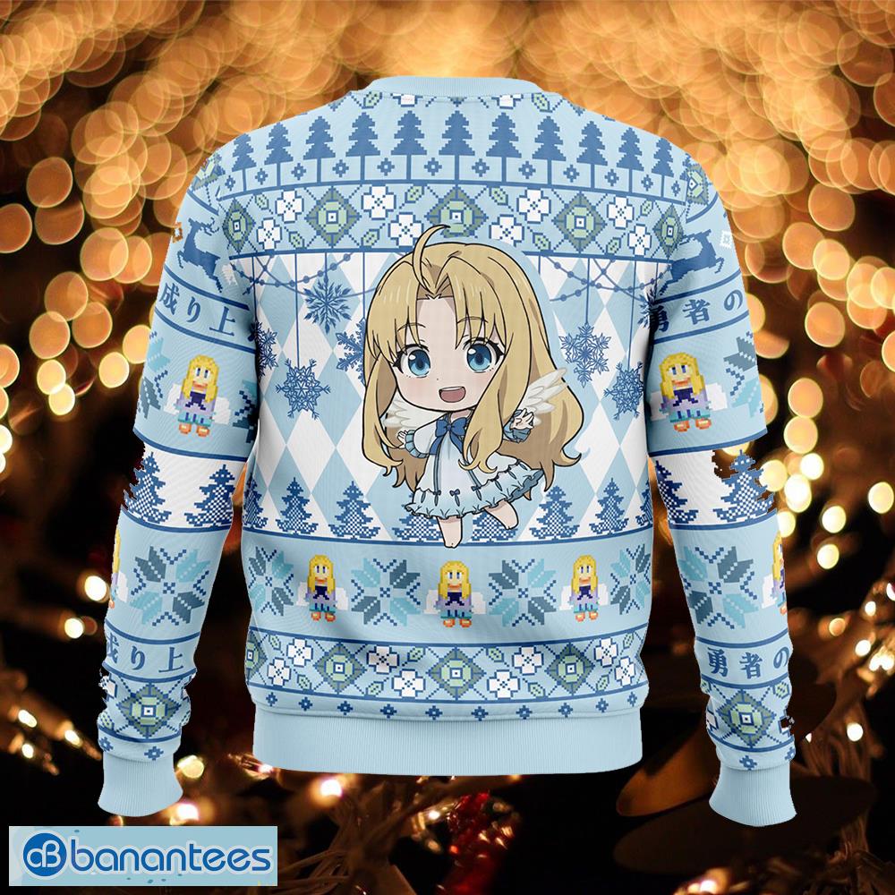 filo the rising of the shield hero wreath ugly christmas sweater gift for men and women 1 image Filo The Rising of the Shield Hero Wreath Ugly Christmas Sweater Gift For Men And Women - Filo The Rising of the Shield Hero Ugly Christmas Sweater Photo_2