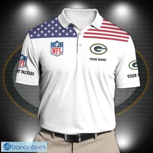 Green Bay Packers Sport Polo Shirt Custom Name Sport Gifts Ideas For Father's Days Product Photo 2