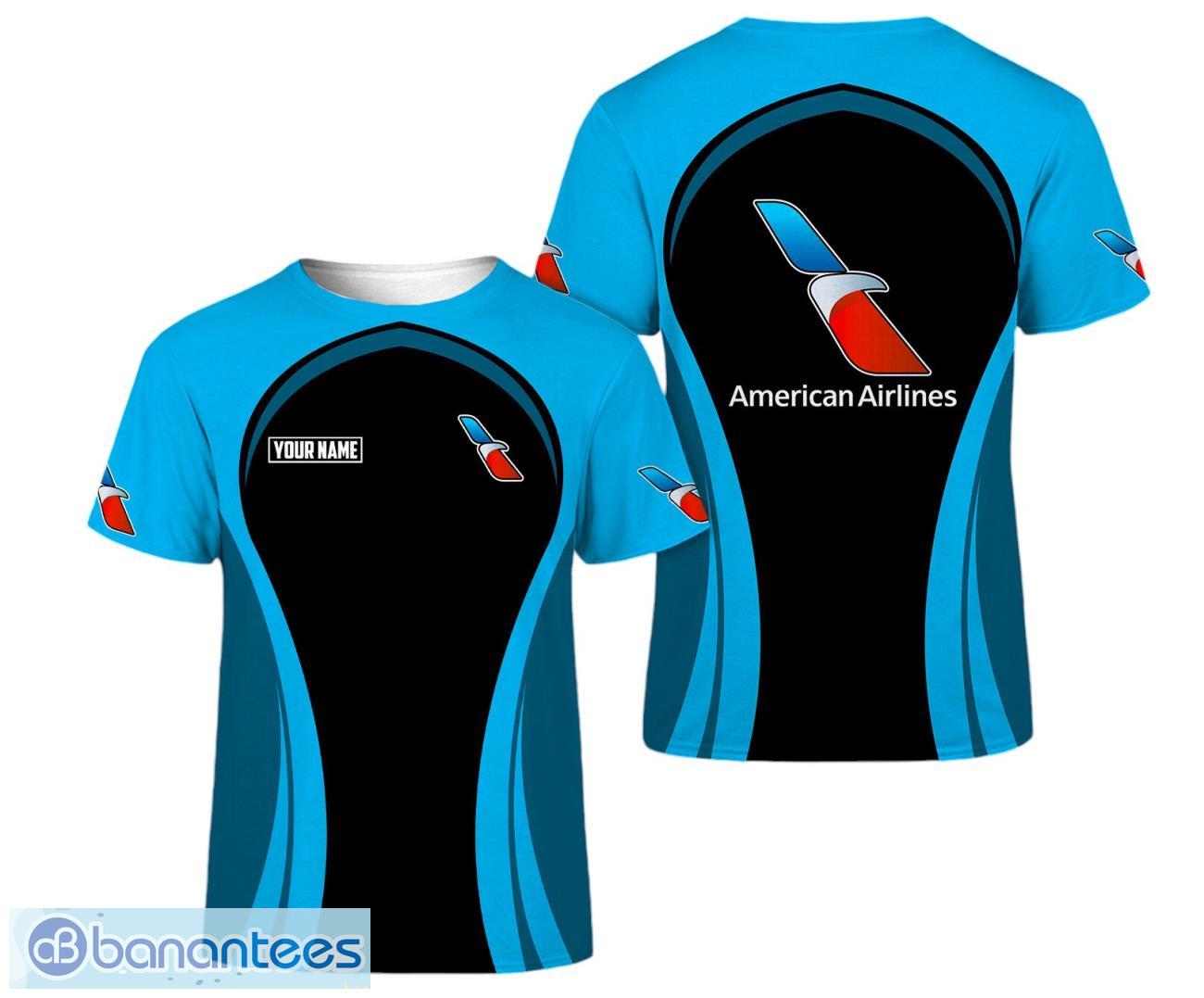 fleece american airlines 3d t shirt unisex for men and women custom name image Fleece american airlines 3D T-Shirt Unisex For Men And Women Custom Name Product Photo 1