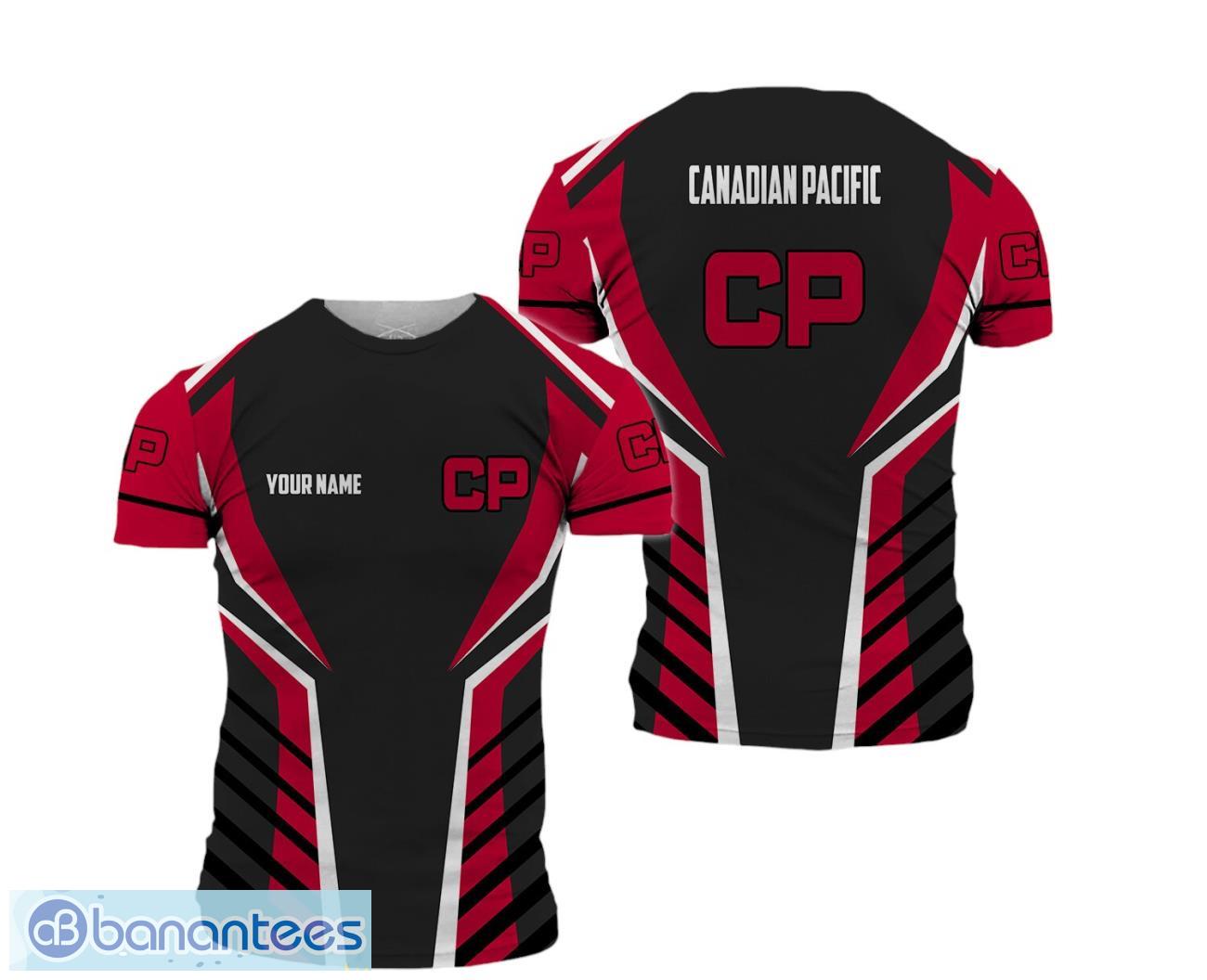 fleece canadian pacific 3d t shirt unisex for men and women custom name image Fleece canadian pacific 3D T-Shirt Unisex For Men And Women Custom Name Product Photo 1