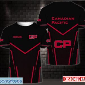 Fleece canadian pacific railway Team 3D T-Shirt Team 3D T-Shirt Product Photo 1