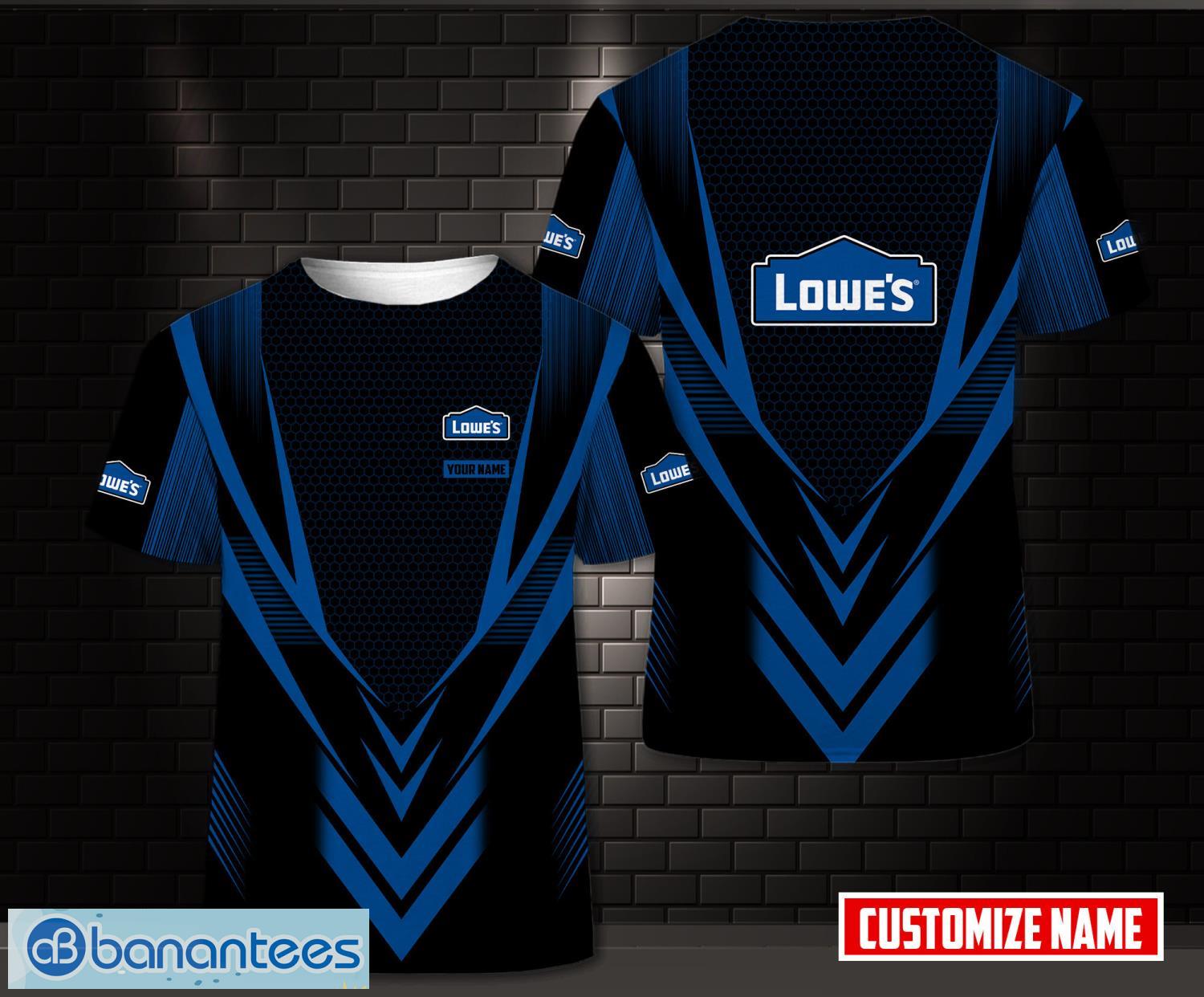 fleece lowes aop 3d t shirt for men and women custom name image Fleece lowe's AOP 3D T shirt For Men And Women Custom Name Product Photo