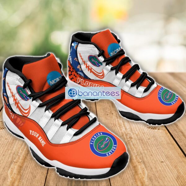 Florida Gators Air Jordan 11 Sneakers Custom Name Special Shoes For Fans Product Photo 3