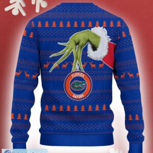 Florida Gators Grinch Driving Funny 3D Ugly Christmas Sweater For Men Women - Florida Gators Christmas Sweater Grinch Driving Photo 3