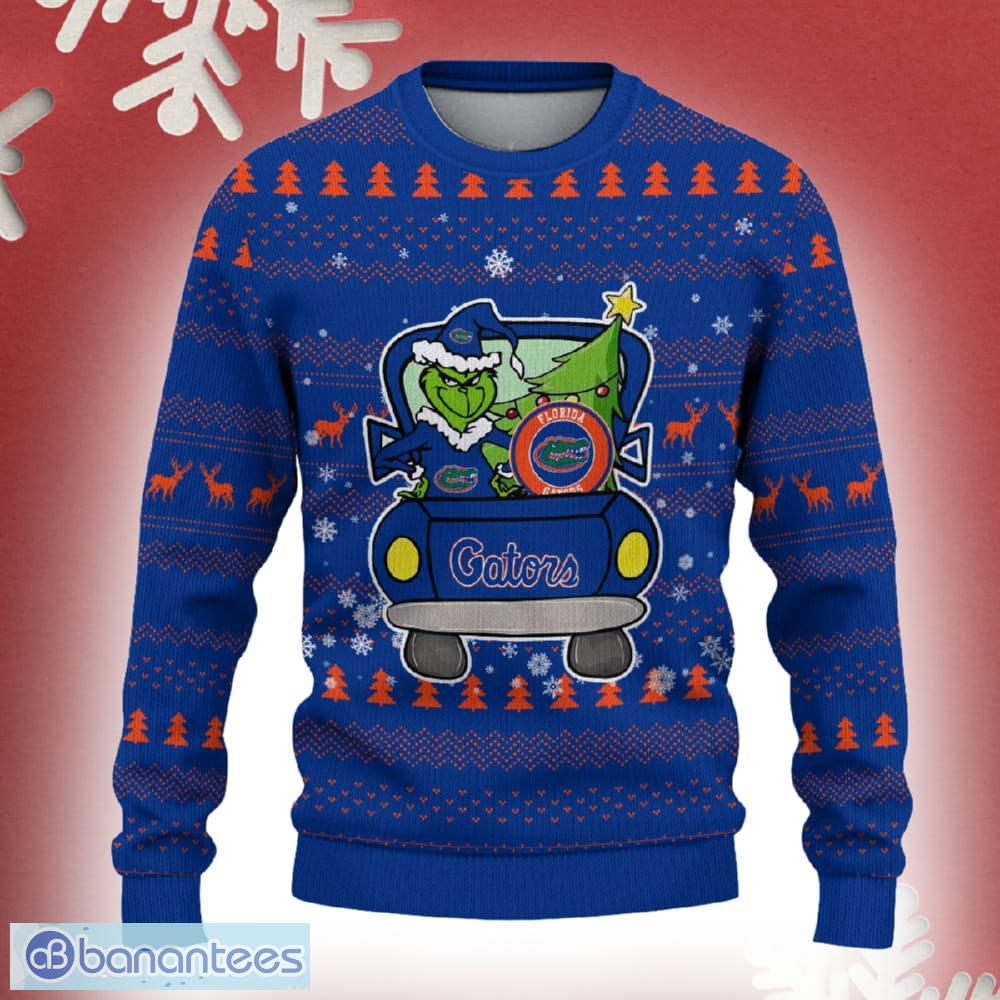 florida gators grinch driving funny 3d ugly christmas sweater for men women image Florida Gators Grinch Driving Funny 3D Ugly Christmas Sweater For Men Women - Florida Gators Christmas Sweater Grinch Driving Photo 2