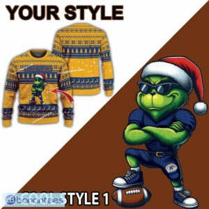 NCAA Kent State Golden Flashes New Grinch Knitted Christmas Sweater Gift For Men And Women - NCAA Kent State Golden Flashes New Grinch Ugly Christmas Sweater Photo 2