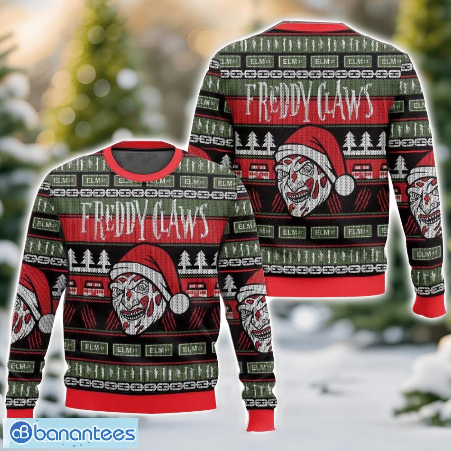 Freddy Claws A Nightmare on Elm Street Ugly Christmas Sweater 3D All Printed Sweater Christmas GiftD All Printed Sweater Christmas Gift VVVr-3 Product Photo 1