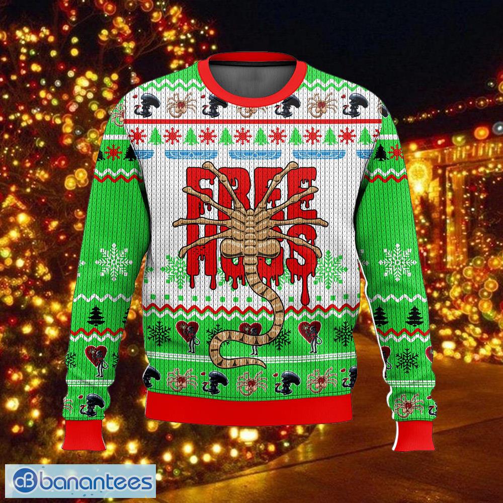 free hugs bestie facehugger alien ugly sweater family ugly christmas sweater gift holidays image Free Hugs Bestie Facehugger Alien Ugly Sweater Family Ugly Christmas Sweater Gift Holidays - Free Hugs Bestie Facehugger Alien Ugly Sweater Photo_1