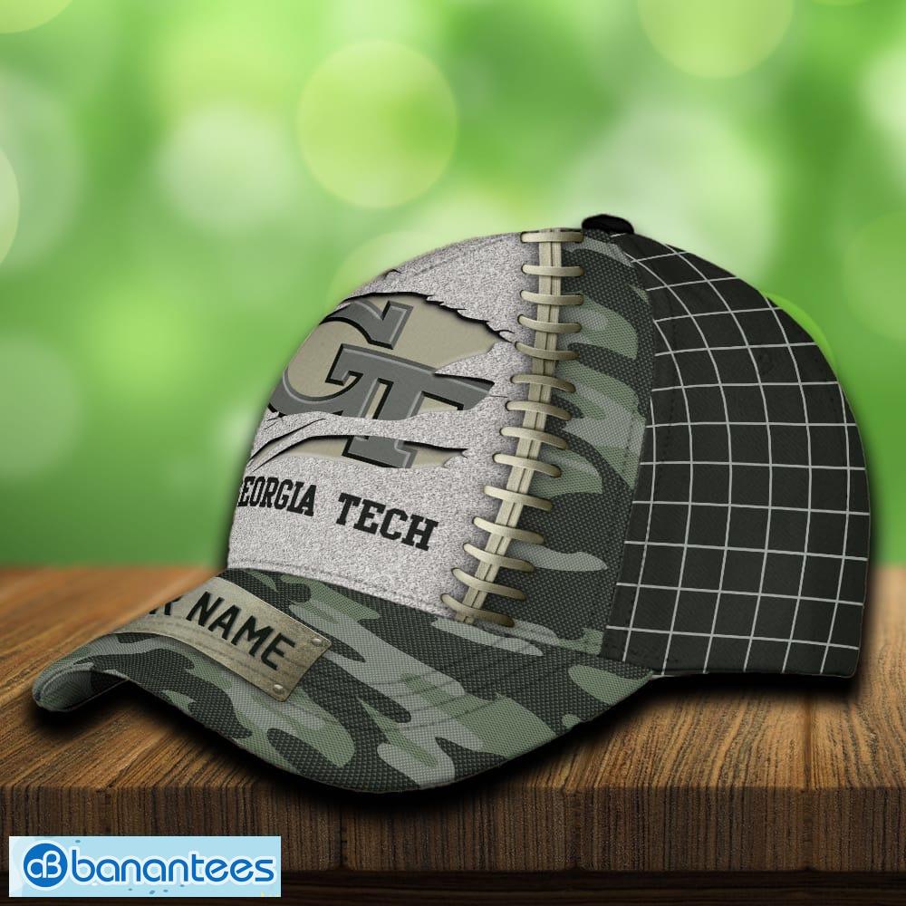 georgia tech yellow jackets 3d hat and cap beach design camo green for fans gift custom name 1 image Georgia Tech Yellow Jackets 3D Hat And Cap Beach Design Camo Green For Fans Gift Custom Name - Georgia Tech Yellow Jackets 3D Hat And Cap Camo_3