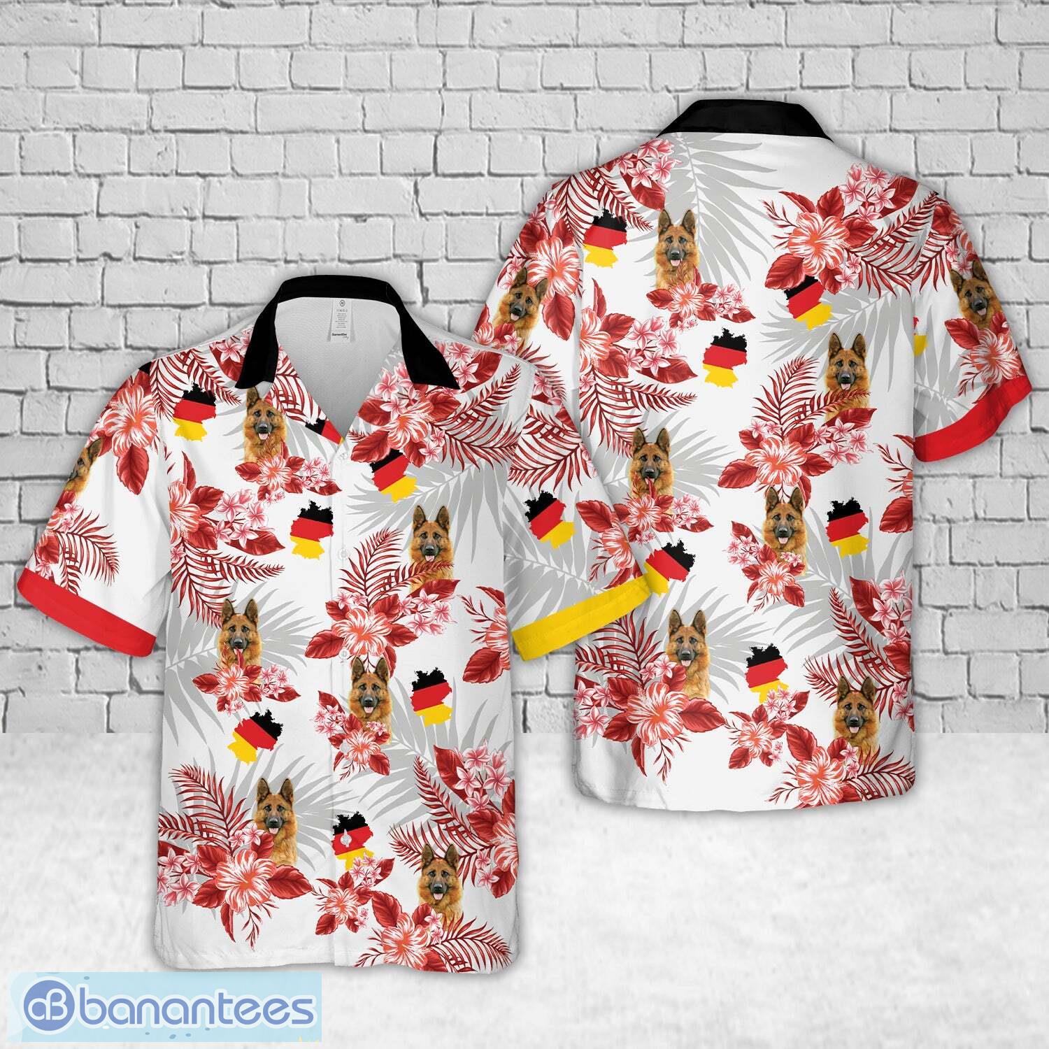german shepherd germany flag hawaiian shirt image German Shepherd Germany Flag Hawaiian Shirt - German Shepherd Germany Flag Hawaiian Shirt-1