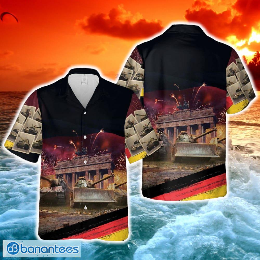 german unity day with tanks hawaiian shirt image German Unity Day With Tanks Hawaiian Shirt - German Unity Day With Tanks Hawaiian Shirt-1