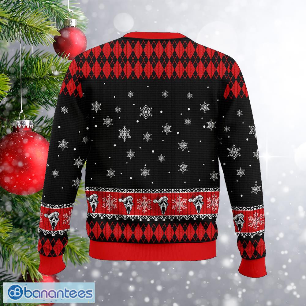 ghostface ugly sweater holidaywear ugly christmas sweater gift for men and women 1 image Ghostface Ugly Sweater Holidaywear Ugly Christmas Sweater Gift For Men And Women - Ghostface Ugly Sweater Photo_2