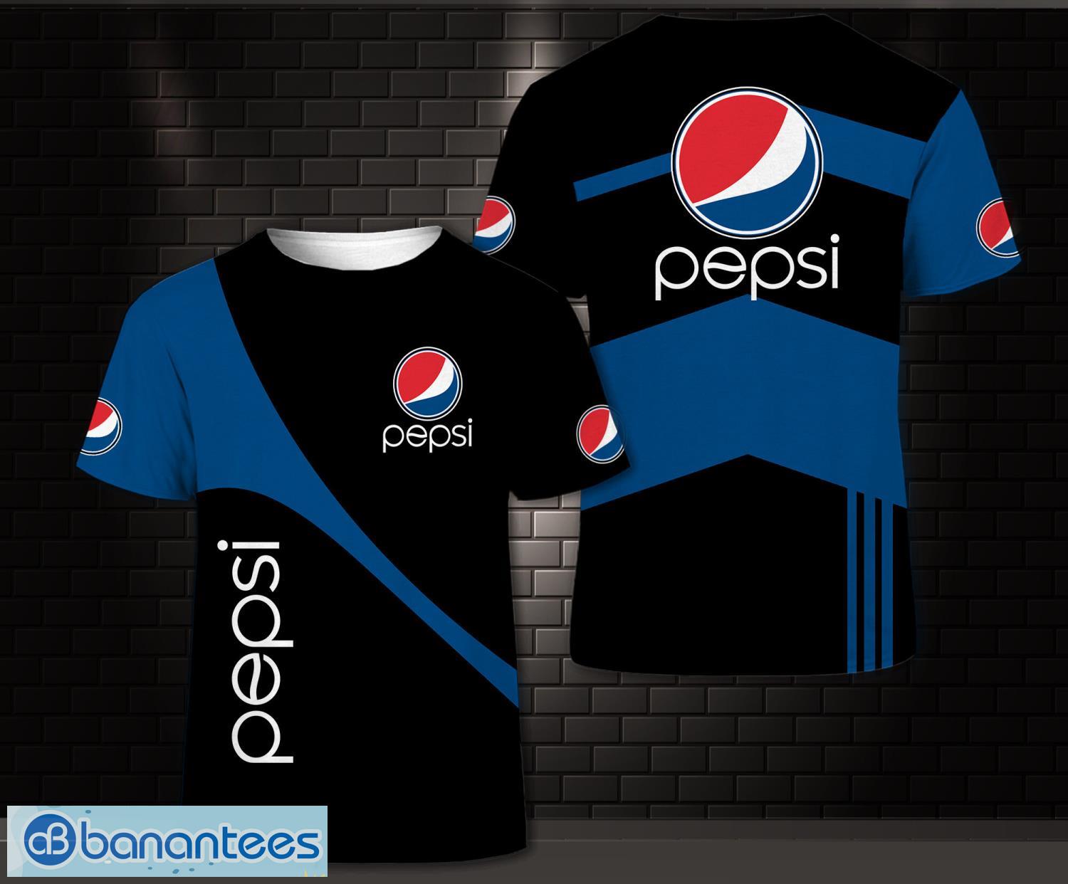 gift for fans 3d all over printed pepsi team 3d t shirt image Gift For Fans 3D All Over Printed pepsi Team 3D T-Shirt Product Photo 1
