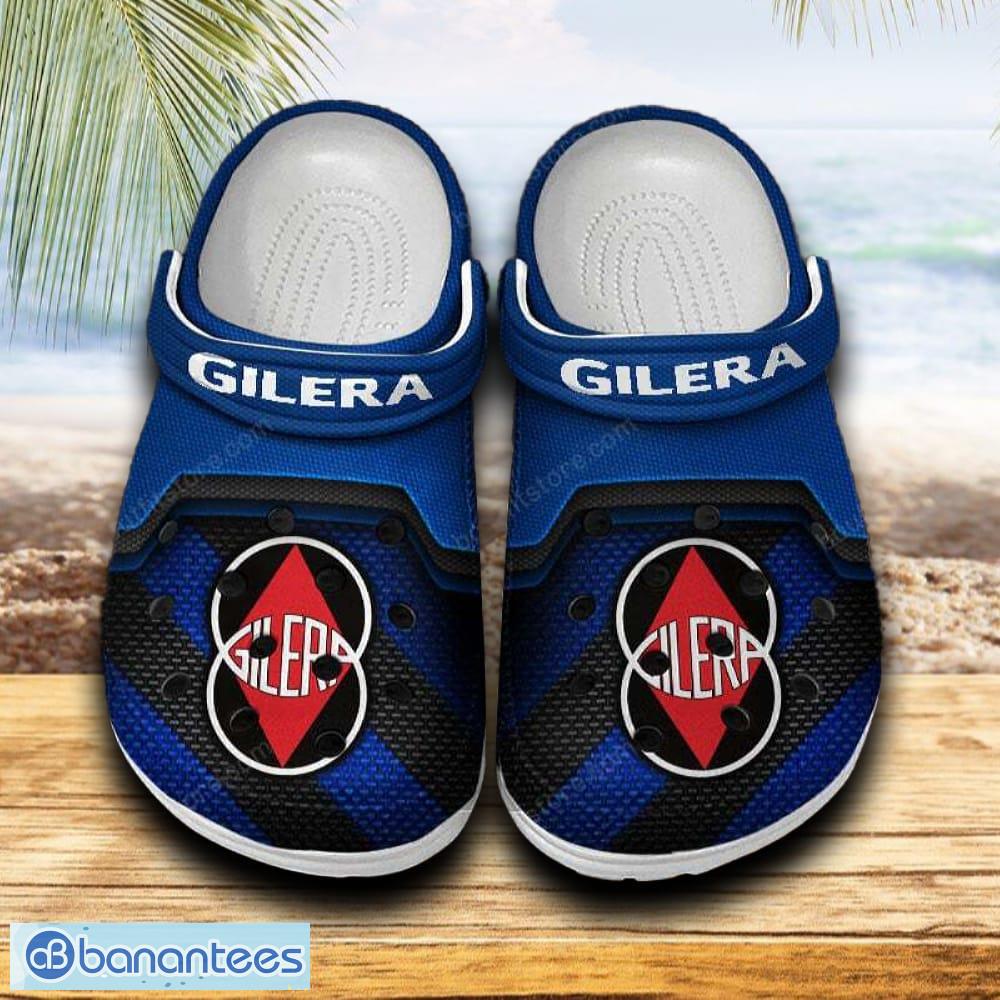 gilera car clog shoes blue color new gift for fans custom name image Gilera Car Clog Shoes Blue Color New Gift For Fans Custom Name - Gilera Car Clog Shoes Blue Color New Gift For Fans Custom Name