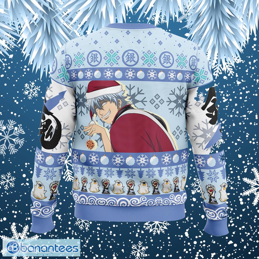 give me your christmas balls gintama soft ugly xmas 3d sweater gift for men and women 1 image Give Me Your Christmas Balls Gintama Soft Ugly Xmas 3D Sweater Gift For Men And Women - Give Me Your Christmas Balls Gintama Ugly Christmas Sweater Photo_2