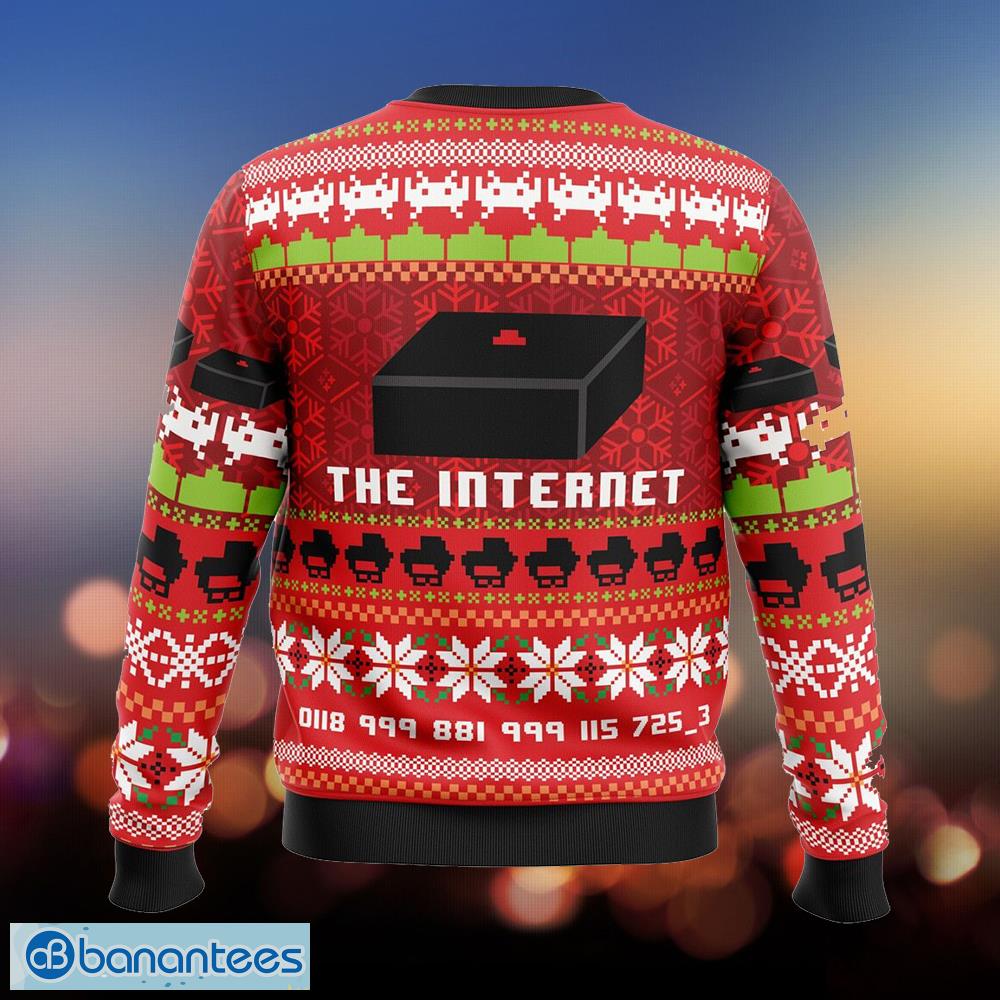 great reception the internet woolen knitted christmas sweater aop gift for men and women 1 image Great Reception The Internet Woolen Knitted Christmas Sweater AOP Gift For Men And Women - Great Reception The Internet Ugly Christmas Sweater Photo_2