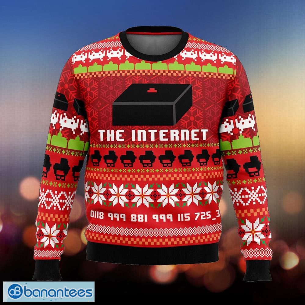 great reception the internet woolen knitted christmas sweater aop gift for men and women image Great Reception The Internet Woolen Knitted Christmas Sweater AOP Gift For Men And Women - Great Reception The Internet Ugly Christmas Sweater Photo_1