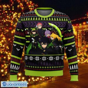 Christmas Demon Army Seraph of the End Singing Ugly Christmas Sweater Gift Holidays - Christmas Demon Army Seraph of the End Ugly Christmas Sweater Photo_1