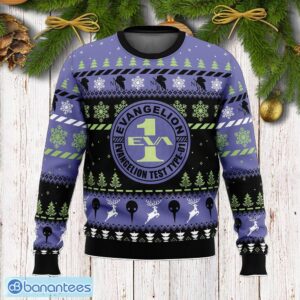 Test Type Eva-01 Neon Genesis Wrapping Knitted Christmas Sweater Gift For Men And Women - Test Type Eva-01 Neon Genesis Ugly Christmas Sweater Photo_1