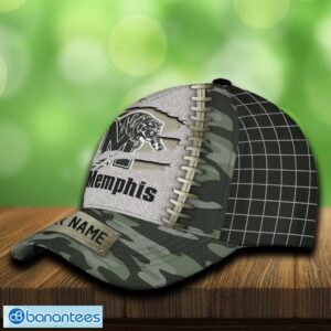 Memphis Tigers 3D Hat And Cap Beach Design Camo Green For Fans Gift Custom Name - Memphis Tigers 3D Hat And Cap Camo_3