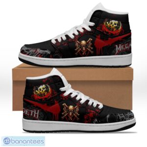 Megadeth Air Jordan Hightop Sneakers Shoes For Men And Women AJ1 Sneakers Product Photo 1