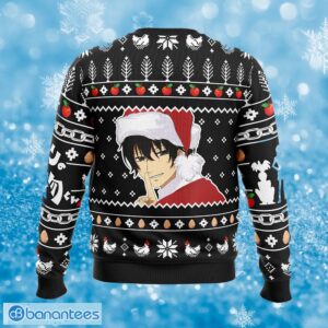 An Apple A Day Can Keep Santa Away If You Throw It Hard Enough My Little Monster Fabric Ugly Christmas 3D Sweater Gift For Adult - An Apple A Day Can Keep Santa Away If You Throw It Hard Enough My Little Monster Ugly Christmas Sweater Photo_2