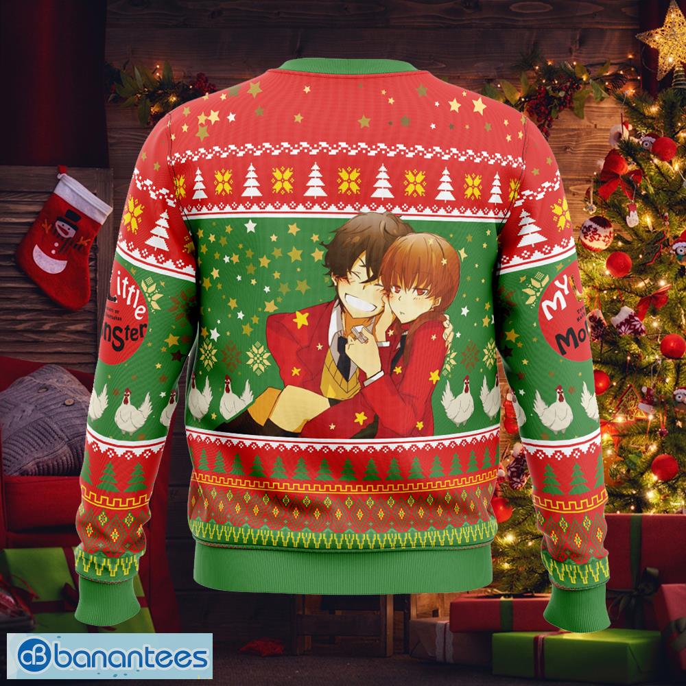 haru and shizuku my little monster clothing ugly christmas sweater gift holidays 1 image Haru and Shizuku My Little Monster Clothing Ugly Christmas Sweater Gift Holidays - Haru and Shizuku My Little Monster Ugly Christmas Sweater Photo_2