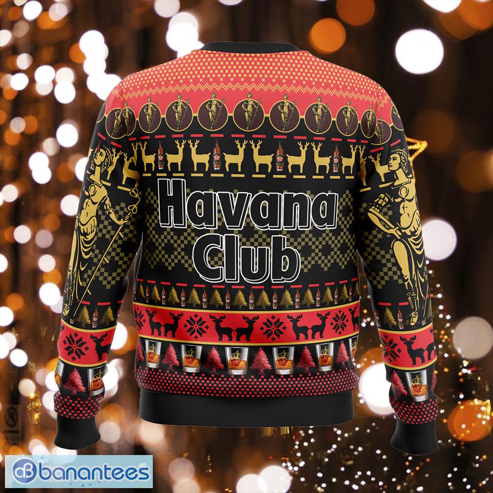 havana club warm knitted christmas sweater gift for adult 1 image Havana Club Warm Knitted Christmas Sweater Gift For Adult - Havana Club Ugly Christmas Sweater Photo_2