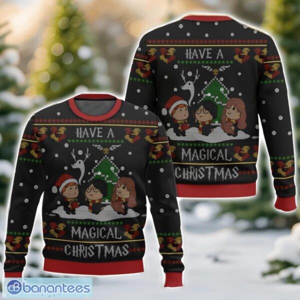 Have A Magical Christmas Harry Potter Ugly Christmas Sweater For Men And Women Christmas Holiday Gift - Have A Magical Christmas Harry Potter Ugly Sweater-3