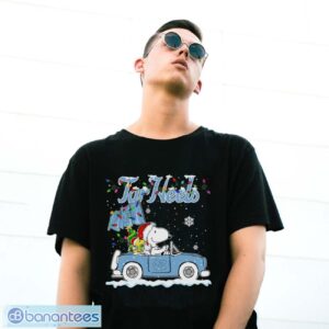 North Carolina Tar Heels Snoopy And Woodstock Driving Car Cute Snoopy Limited Edition Shirt - G500 Gildan T-Shirt