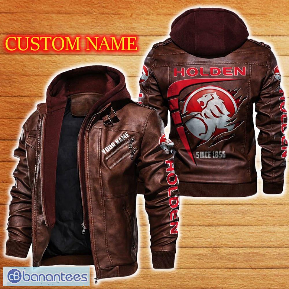 holden leather jacket black and brown color car logo trending all over print gift fans custom name 1 image Holden Leather Jacket Black And Brown Color Car Logo Trending All OVer Print Gift Fans Custom Name - Holden Leather Jacket Car For Fans_2