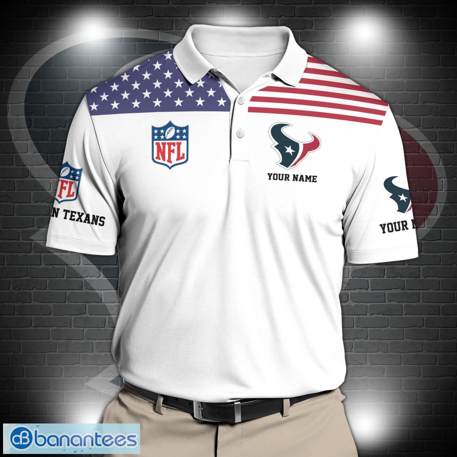 houston texans sport polo shirt custom name sport gifts ideas for fathers days 1 image Houston Texans Sport Polo Shirt Custom Name Sport Gifts Ideas For Father's Days Product Photo