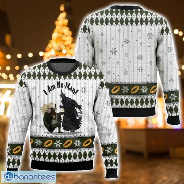 I Am No Man Lord Of The Rings Ugly Christmas Sweater 3D All Printed Sweater Christmas Gift Product Photo 1