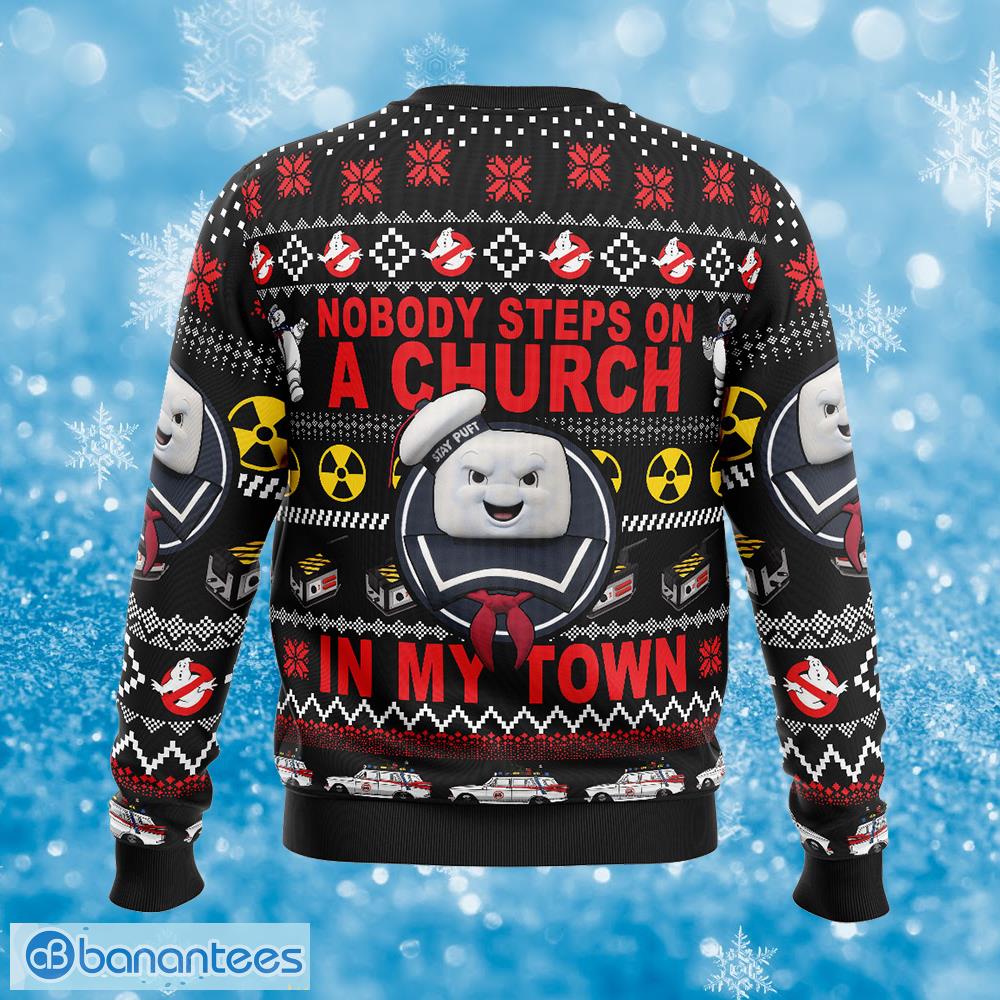 in my town ghost busters manger ugly christmas sweater gift for men and women 1 image In My Town Ghost Busters Manger Ugly Christmas Sweater Gift For Men And Women - In My Town Ghost Busters Ugly Christmas Sweater Photo_2