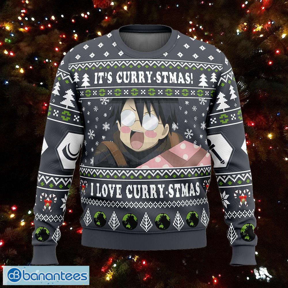 its curry stmas i love curry stmas log horizon shepherds ugly xmas sweater gift for men and women image Its Curry-stmas! I Love Curry-stmas Log Horizon Shepherds Ugly Xmas Sweater Gift For Men And Women - Its Curry-stmas! I Love Curry-stmas Log Horizon Ugly Christmas Sweater Photo_1