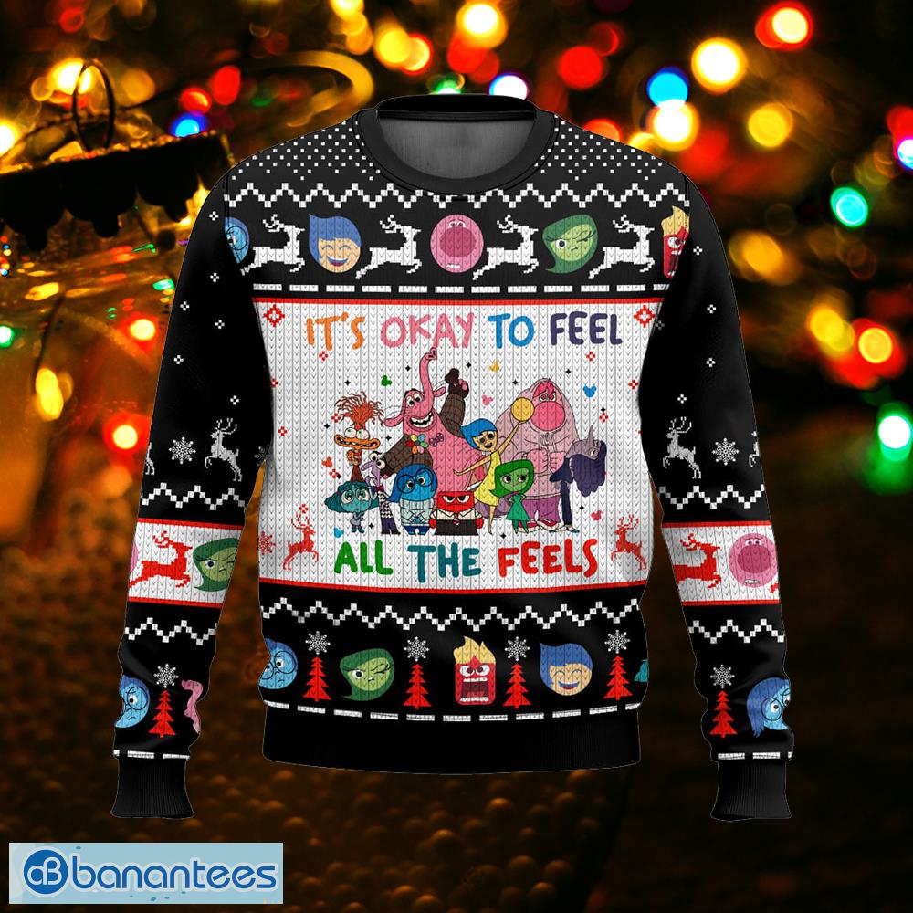 its okay to feel all the feels inside out ugly sweater mary knitted christmas sweater gift for adult image It’s Okay To Feel All The Feels Inside Out Ugly Sweater Mary Knitted Christmas Sweater Gift For Adult - It’s Okay To Feel All The Feels Inside Out Ugly Sweater Photo_1