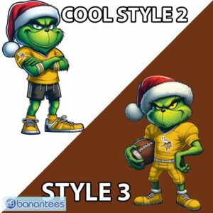 NFL Minnesota Vikings Grinch Football Knitted 3D Sweater Gift For Christmas - NFL Minnesota Vikings New Grinch Ugly Christmas Sweater Photo 3