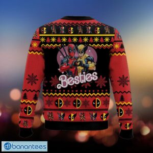 F.R.I.E.N.D.S Deadpool Wolverine Ugly Sweater Ribbed Ugly Christmas Sweater Gift For Adult - F.R.I.E.N.D.S Deadpool Wolverine Ugly Sweater Photo_2