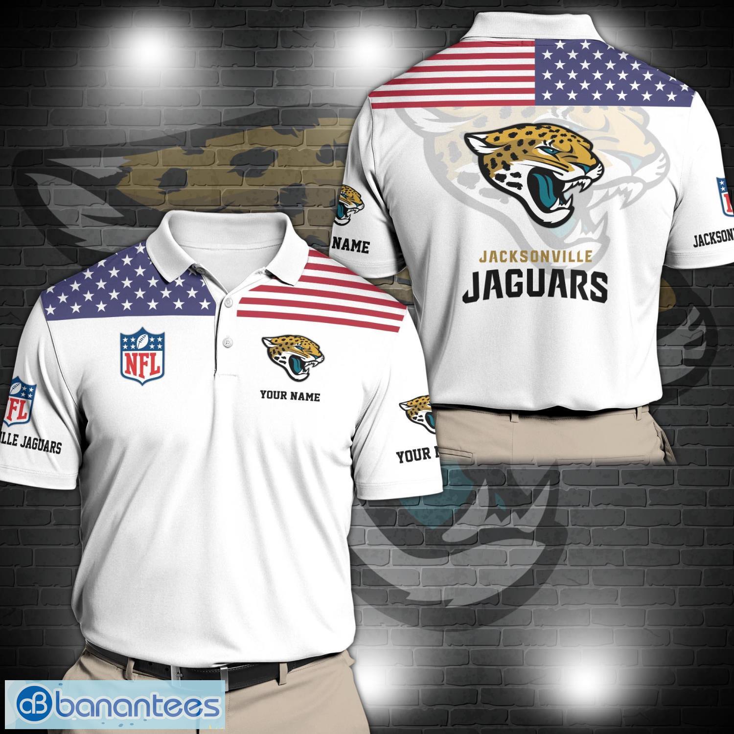jacksonville jaguars sport polo shirt custom name sport gifts ideas for fathers days image Jacksonville Jaguars Sport Polo Shirt Custom Name Sport Gifts Ideas For Father's Days Product Photo
