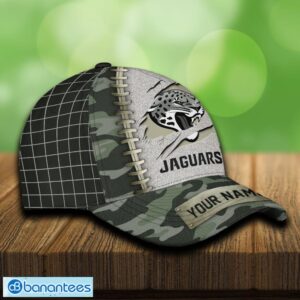 Jacksonville Jaguars 3D Hat And Cap Beach Design Camo Green For Fans Gift Custom Name - Jacksonville Jaguars 3D Hat And Cap Camo_4