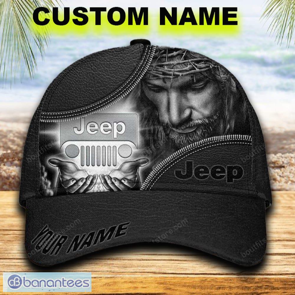 jeep 3d hat cap black car jesus custom name hot gift for men women image Jeep 3D Hat Cap Black Car Jesus Custom Name Hot Gift For Men Women - Jeep 3D Hat Cap Black Car Jesus Custom Name Hot Gift For Men Women