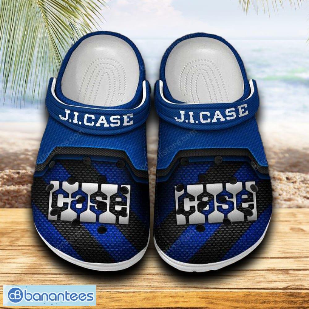 ji case car clog shoes blue color new gift for fans custom name image J.I. Case Car Clog Shoes Blue Color New Gift For Fans Custom Name - J.I. Case Car Clog Shoes Blue Color New Gift For Fans Custom Name