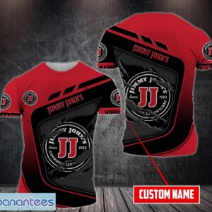 Jimmy John's AOP 3D T-shirt For Men And Women Custom Name Product Photo 1