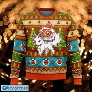 Christmas Mononoke Princess Mononoke Rejoice Ugly Christmas Sweater Gift Holidays - Christmas Mononoke Princess Mononoke Ugly Christmas Sweater Photo_1