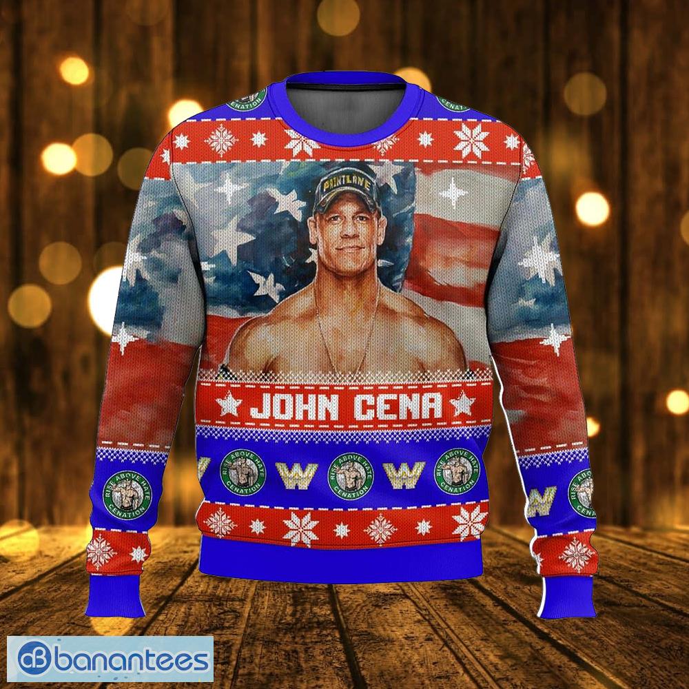 john cena ugly sweater northern ugly christmas sweater gift for men and women image John Cena Ugly Sweater Northern Ugly Christmas Sweater Gift For Men And Women - John Cena Ugly Sweater Photo_1
