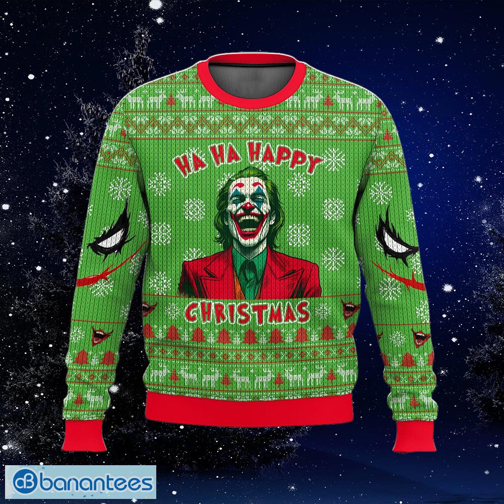 joker ugly sweater bear ugly christmas 3d sweater gift for adult image Joker Ugly Sweater Bear Ugly Christmas 3D Sweater Gift For Adult - Joker Ugly Sweater Photo_1