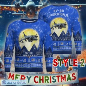 Aircraft Moonight AV-8B Harrier II AV8B Ugly Xmas Sweater Gift Holidays - AV-8B Harrier II AV8B Aircraft Moonlight Ugly Christmas Sweater_16