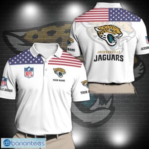 Jacksonville Jaguars Sport Polo Shirt Custom Name Sport Gifts Ideas For Father's Days Product Photo 1